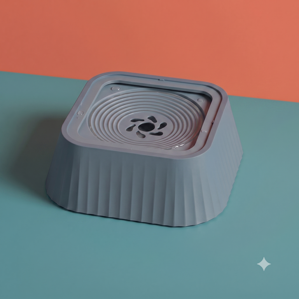DryMuzzle — Floating Disk Pet Water Bowl